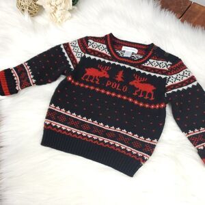Polo Reindeer Ralph Lauren Wool Blend Sweatshirt